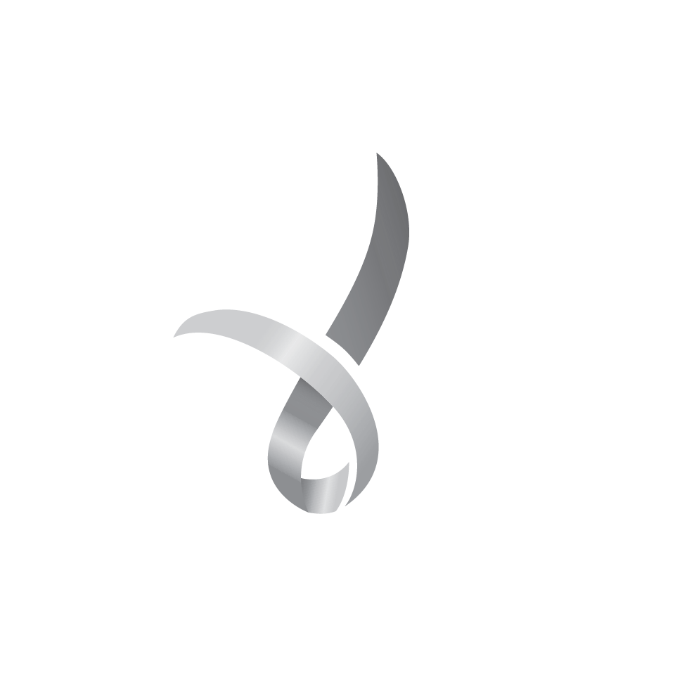 Registered charity logo in white